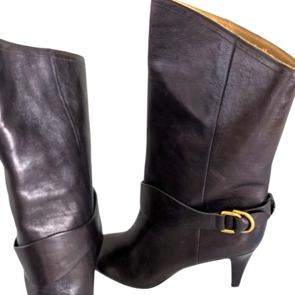 Isabel Marant Elegant Brown Leather Women's Boots...size EU 38/US 8
